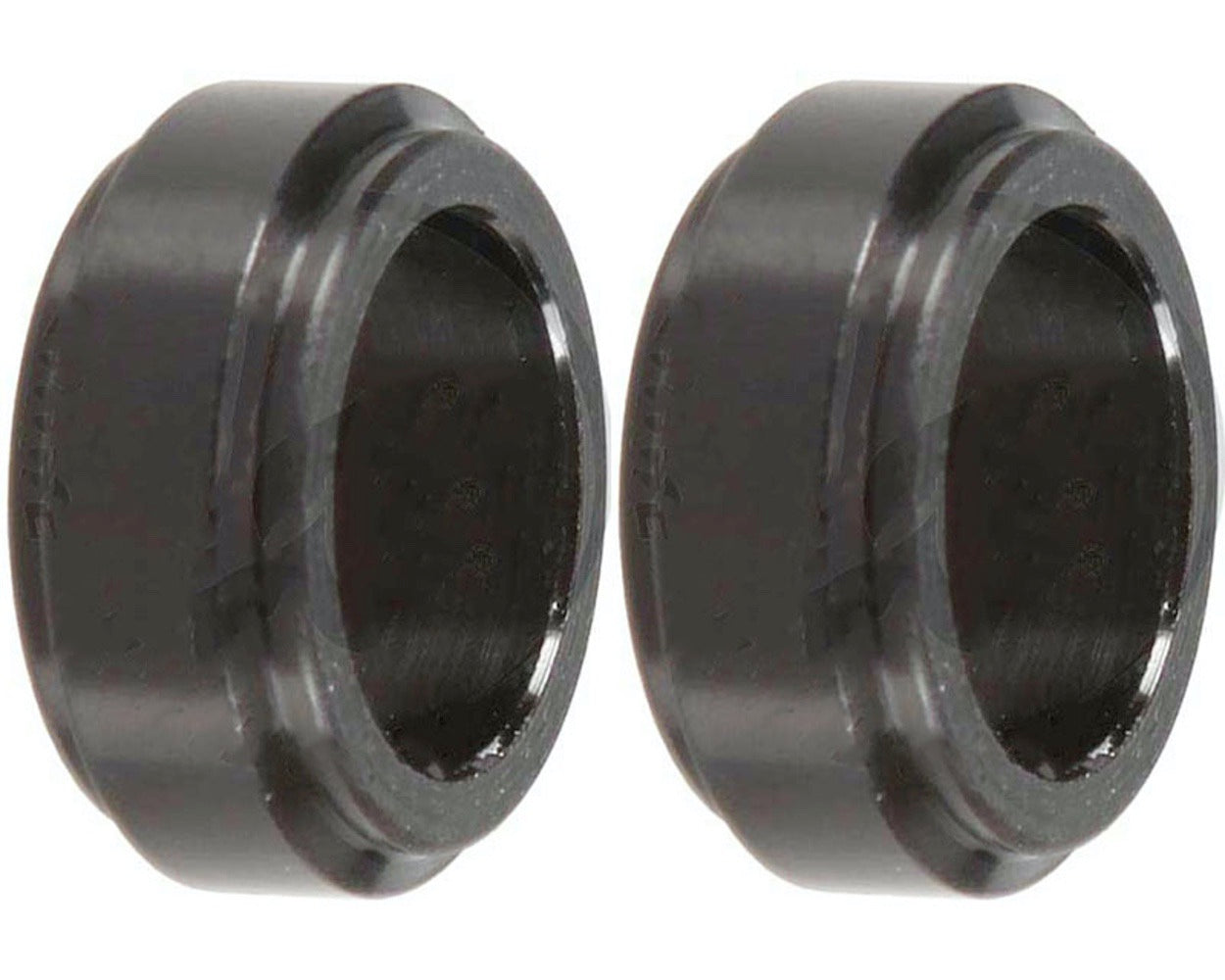 Black 25mm X 10mm Stub Axle Spacer / Wheel Spacer X 2